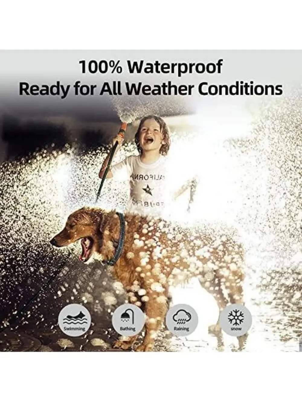 Dog Bark Collar, Rechargeable Anti Barking Training Collar for Dogs